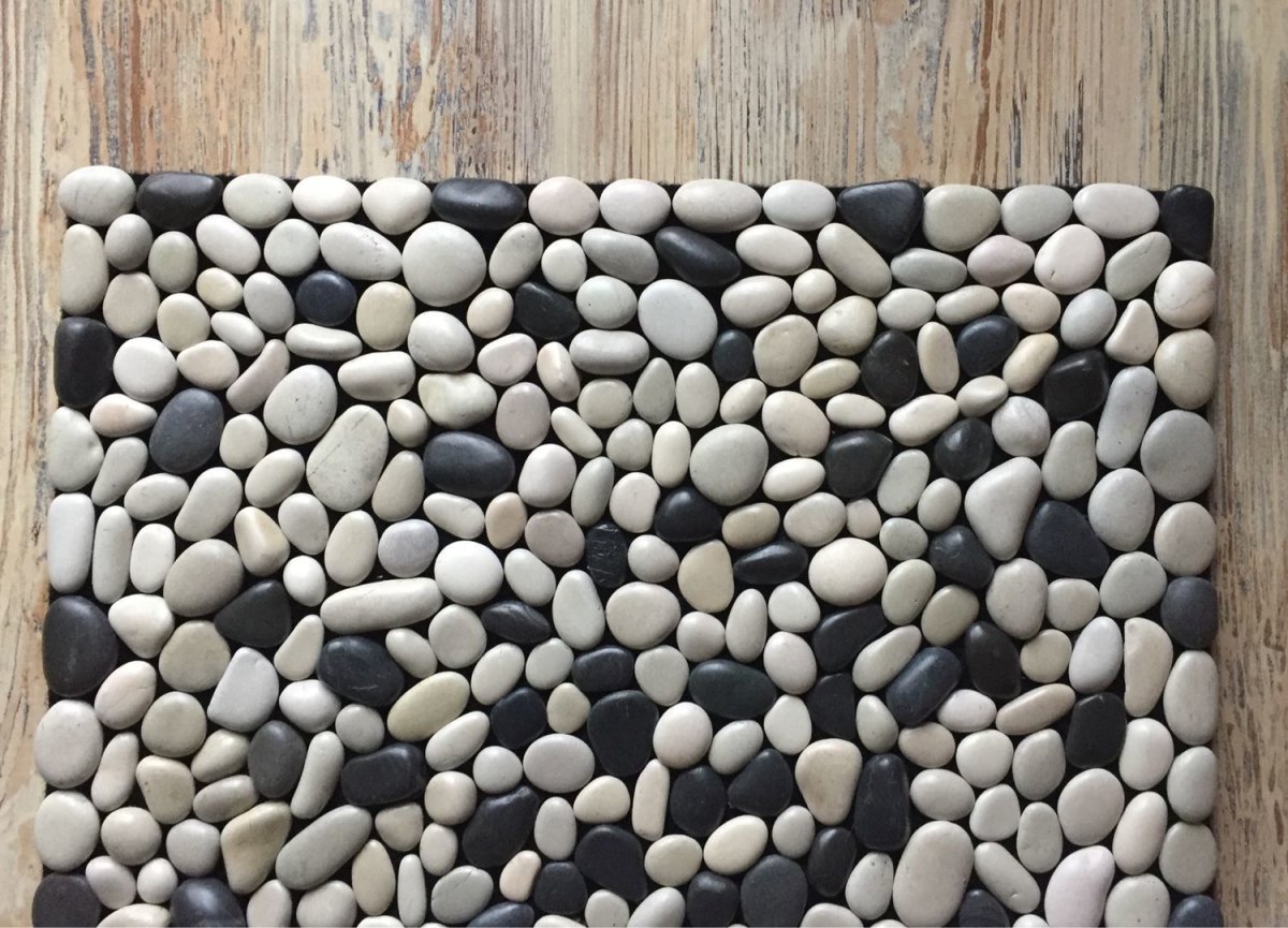 Коврик массажный для ног из гальки