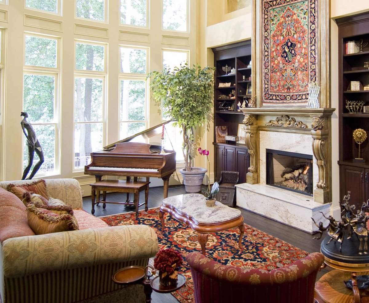 Персидский ковер в интерьере