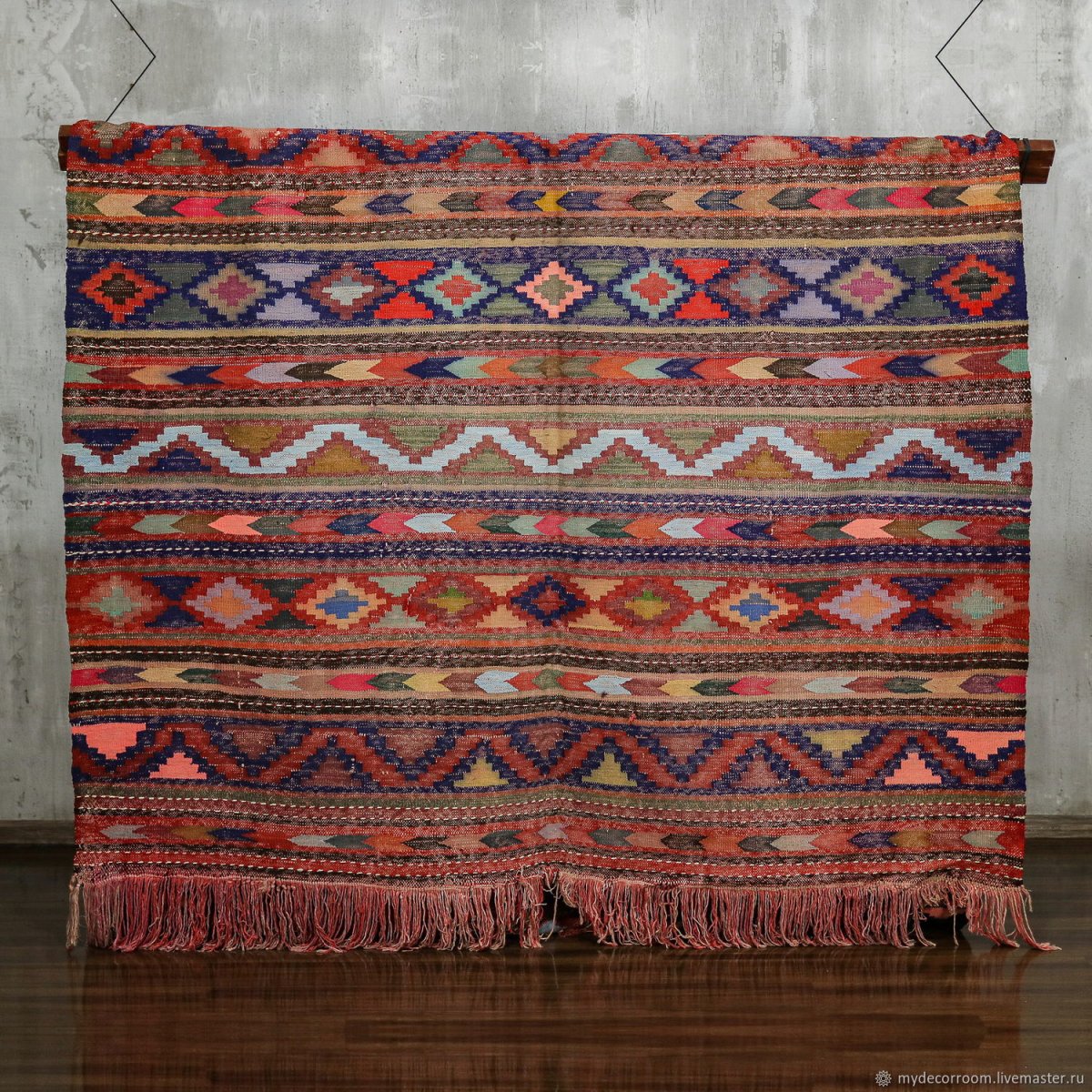 Ковер фризе британский флаг Mango