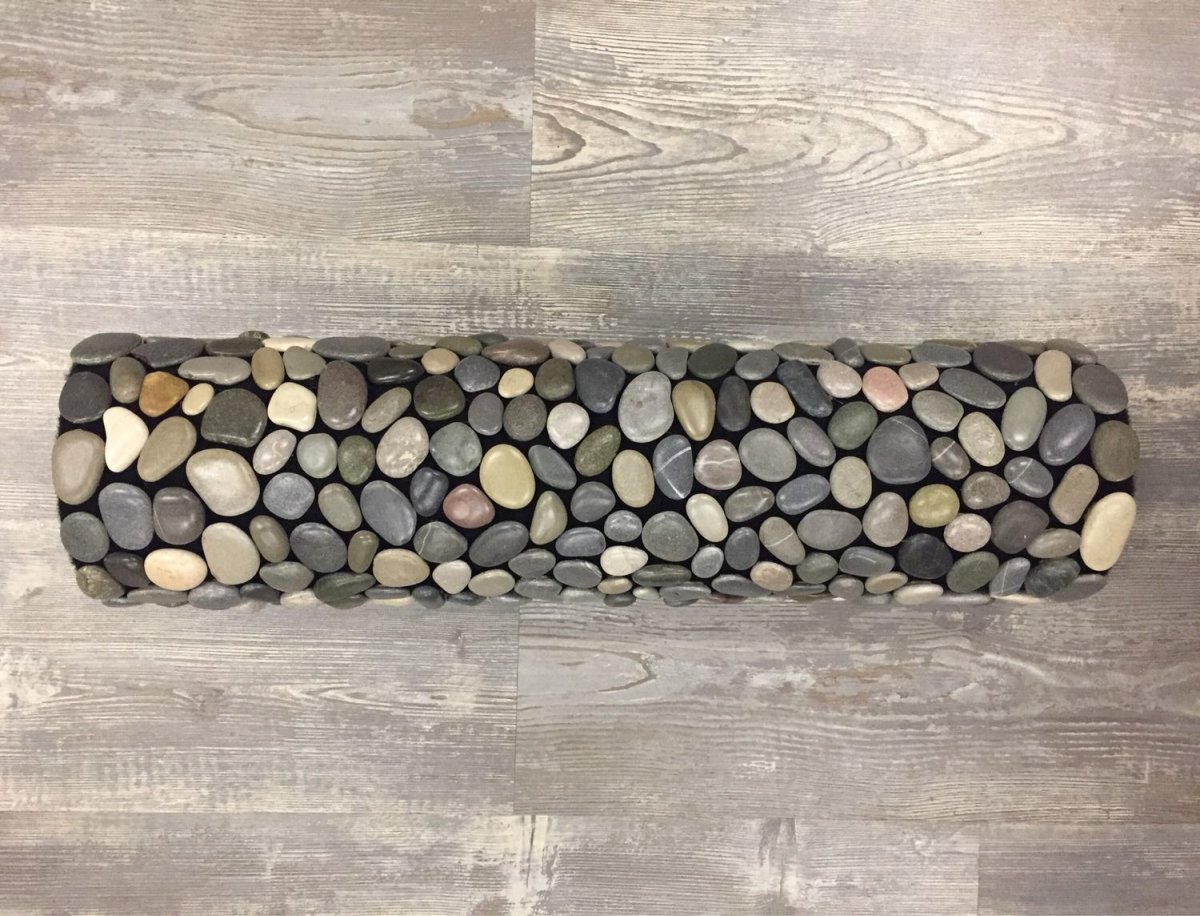 Коврик в ванную из гальки