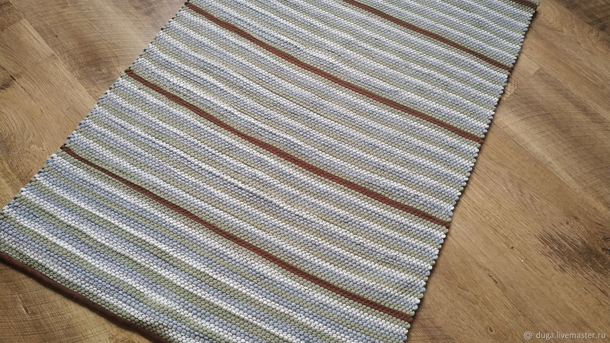 Самотканый половик в интерьере