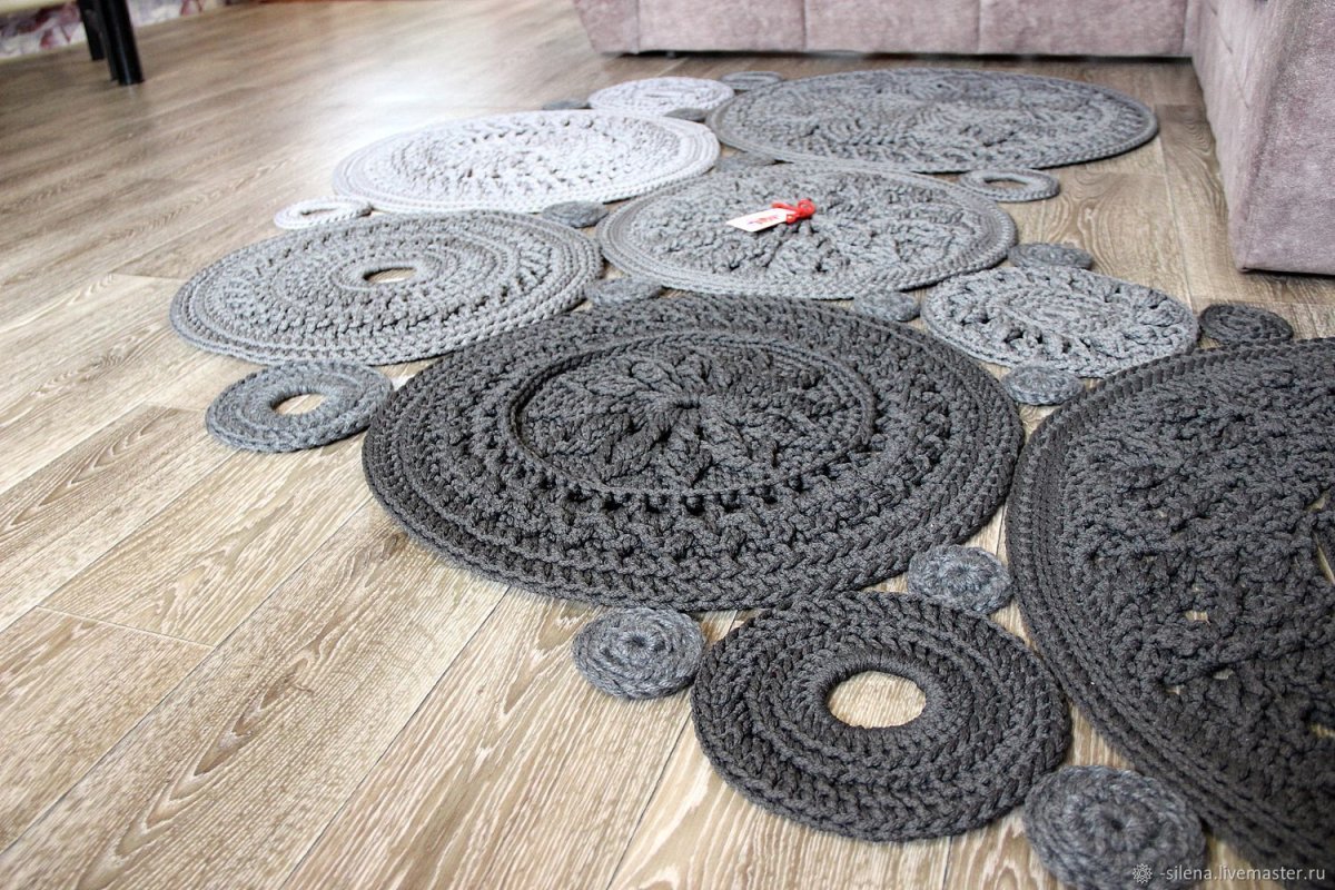 Ковёр Лотос из полиэфирного шнура