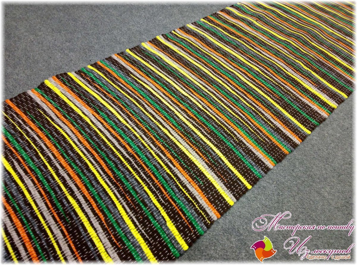 Ковер из шнура