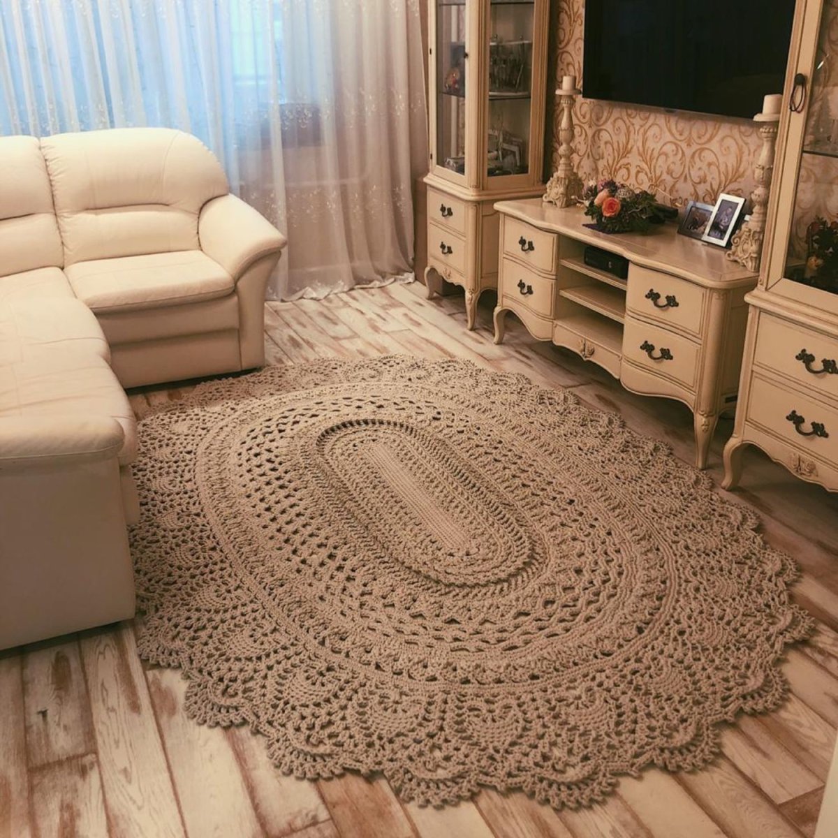 Ковры из полиэфирного шнура Майское чудо