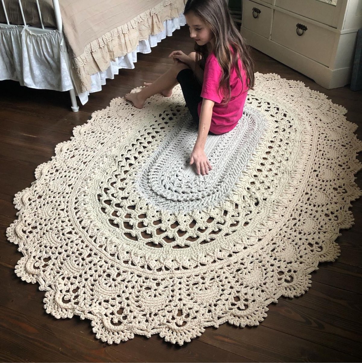 Ковер из джута Майское чудо