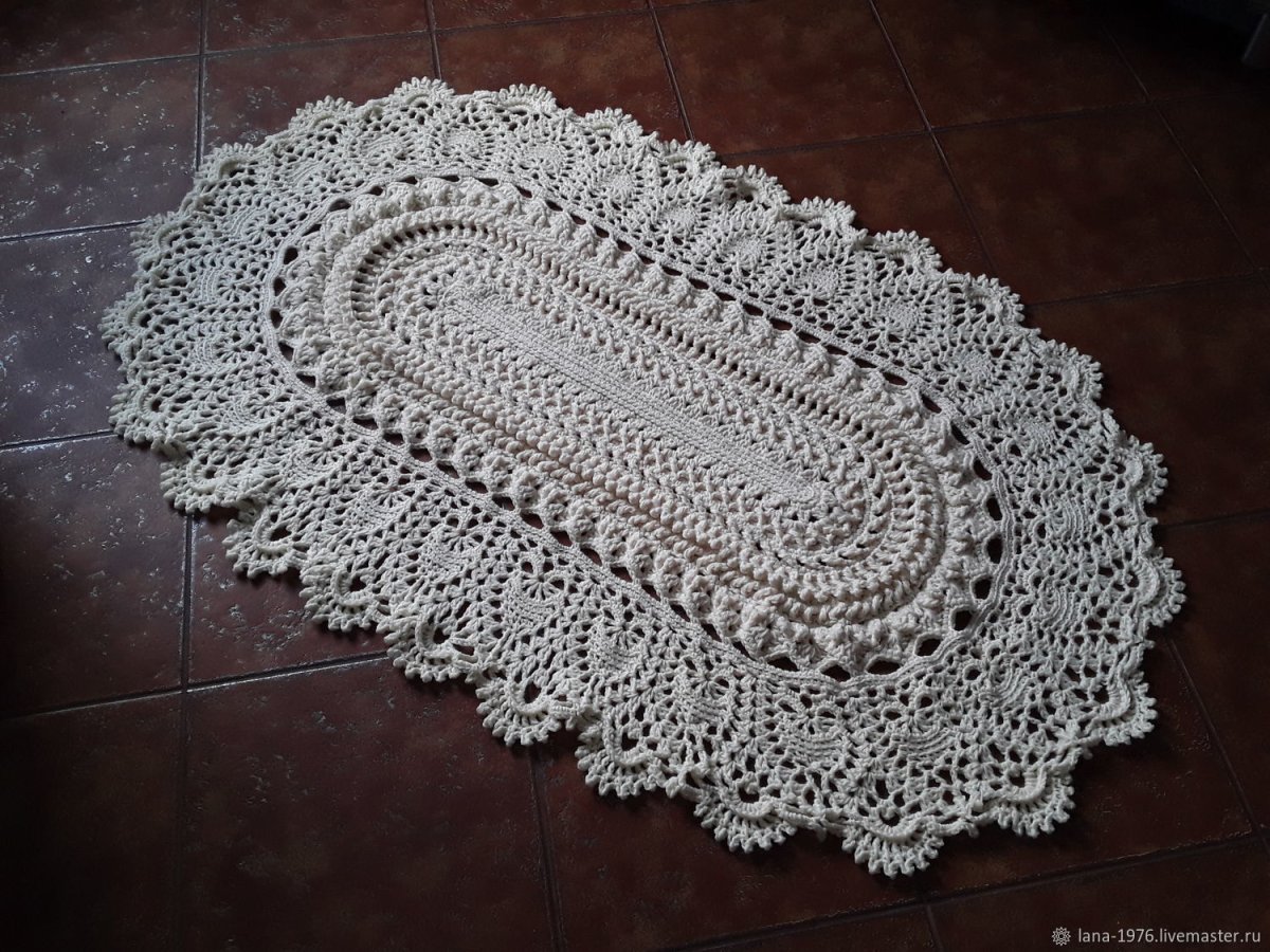 Ковёр Майское чудо крючком