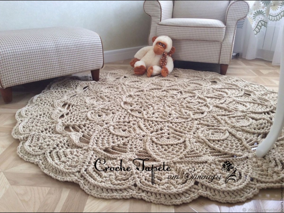 Ковры из полиэфирного шнура крючком