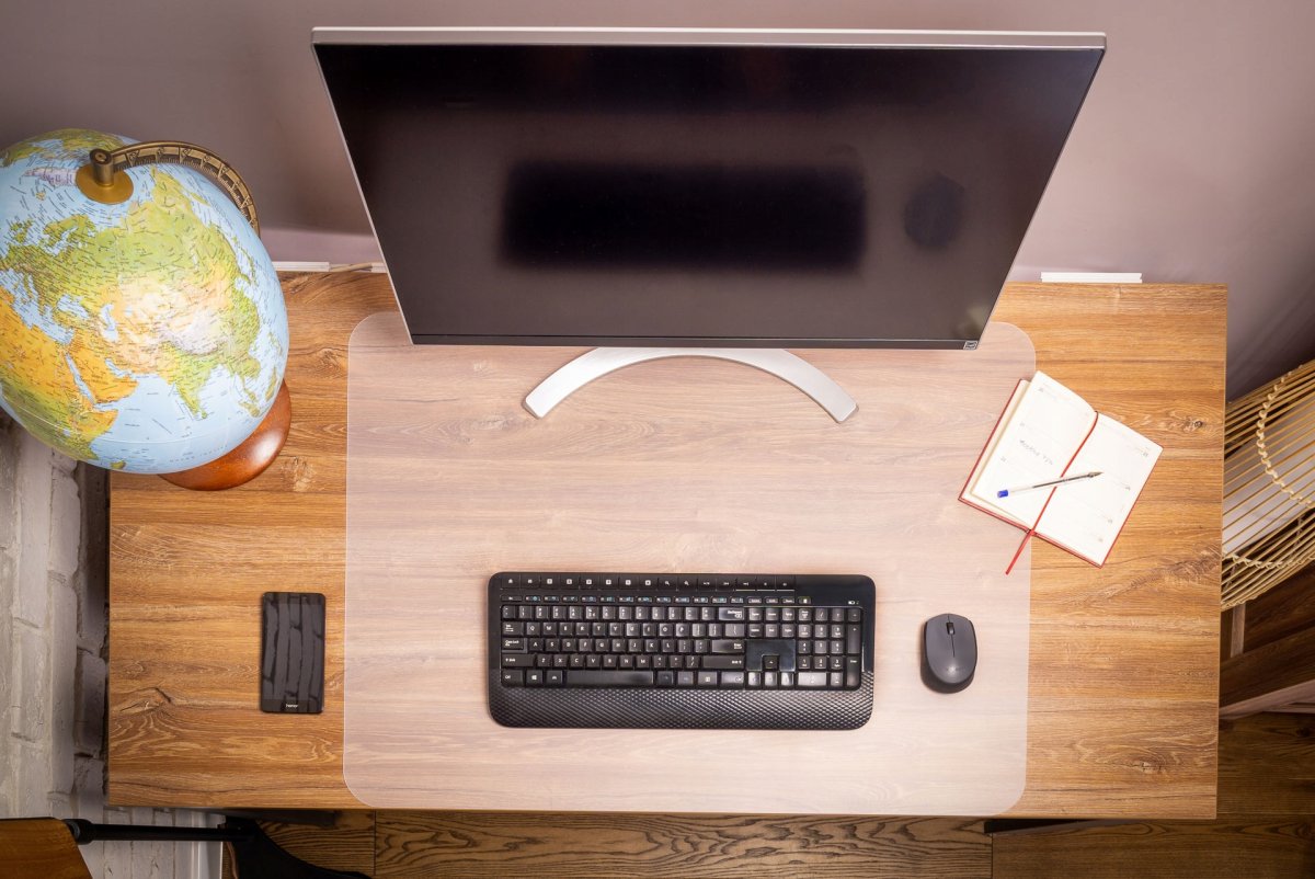 Защитный коврик под компьютерное кресло BSL 120x150 см (1,8 мм) шагрень