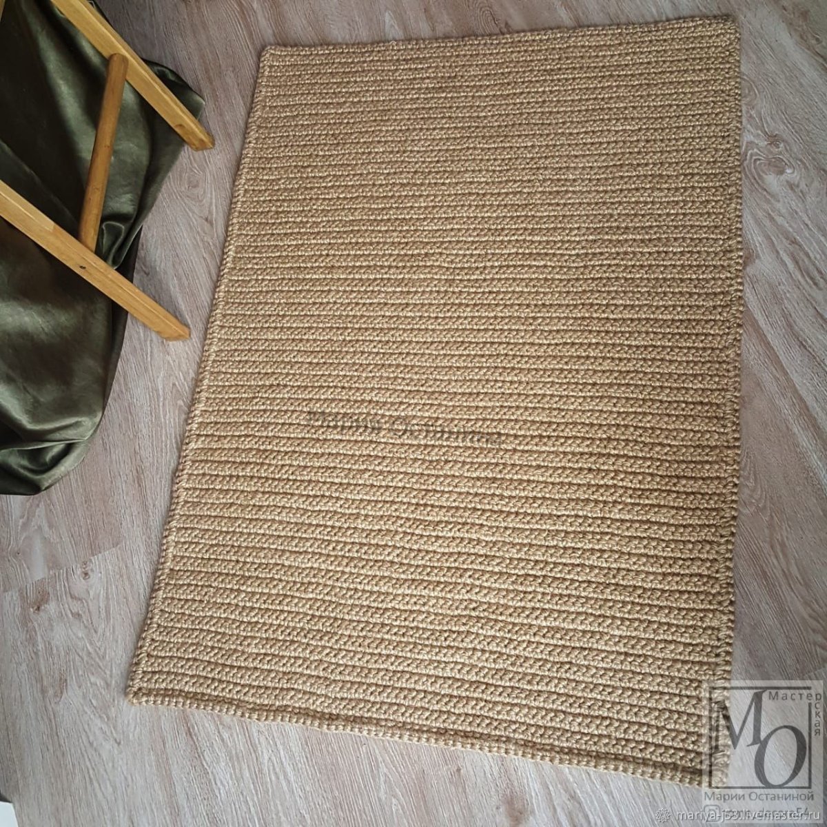 Джутовый коврик 150х60