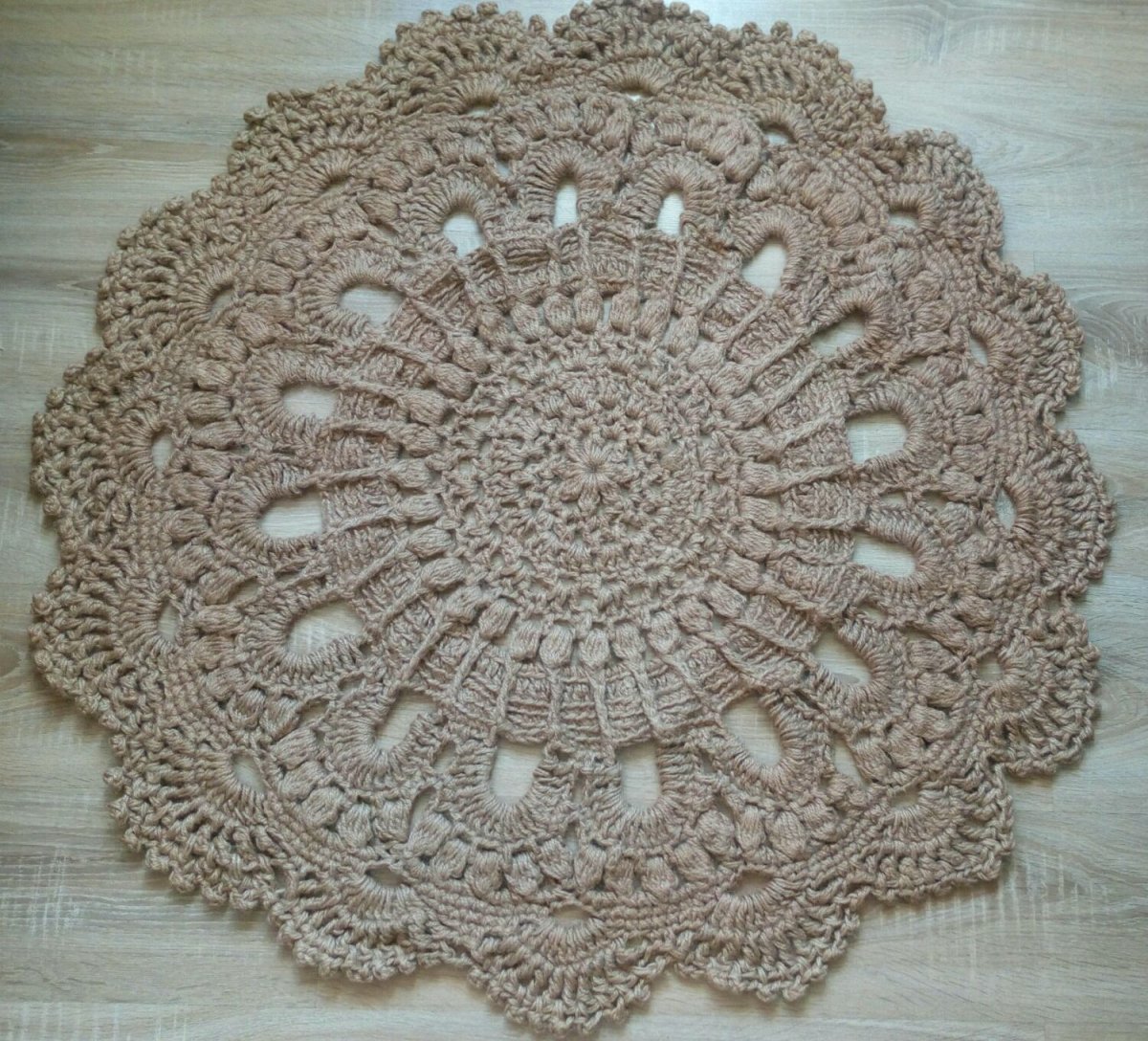 Коврик из джута