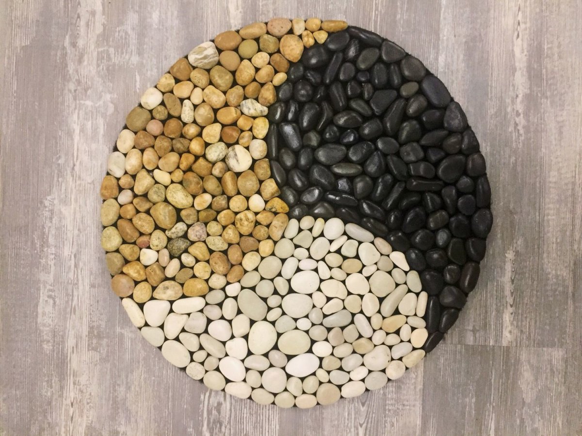 Коврик из камешков