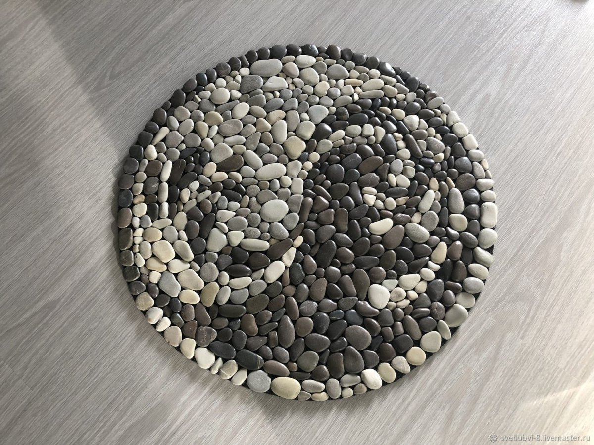 Ортопедический коврик из гальки