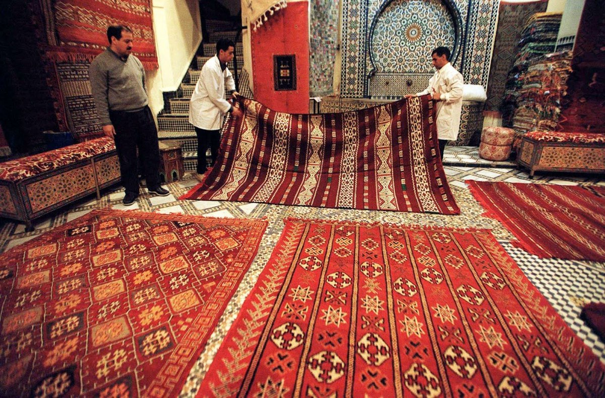 Марокко ковроткачество