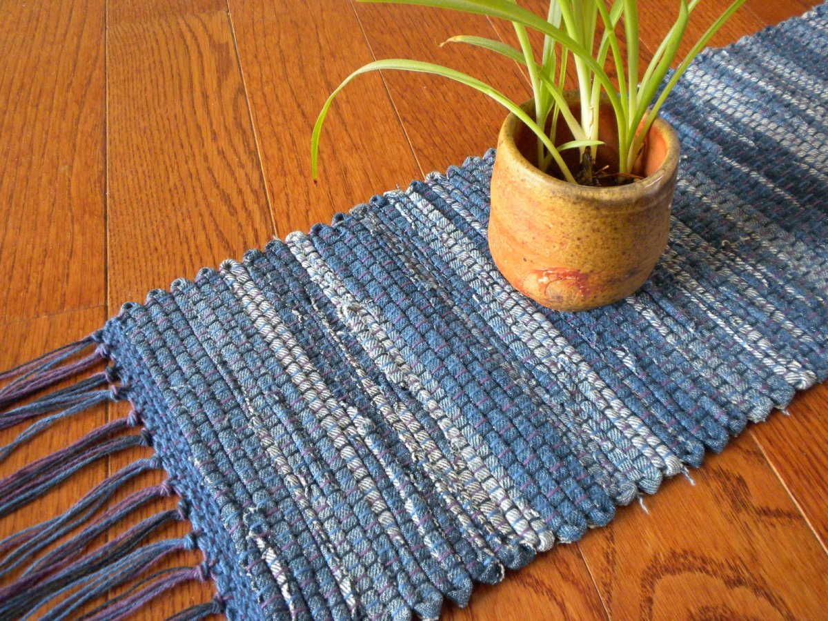 Покрывало из джинсов