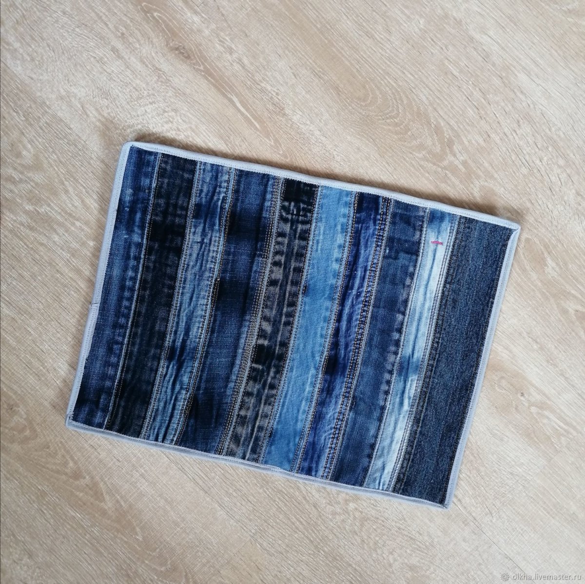 Плед из джинс