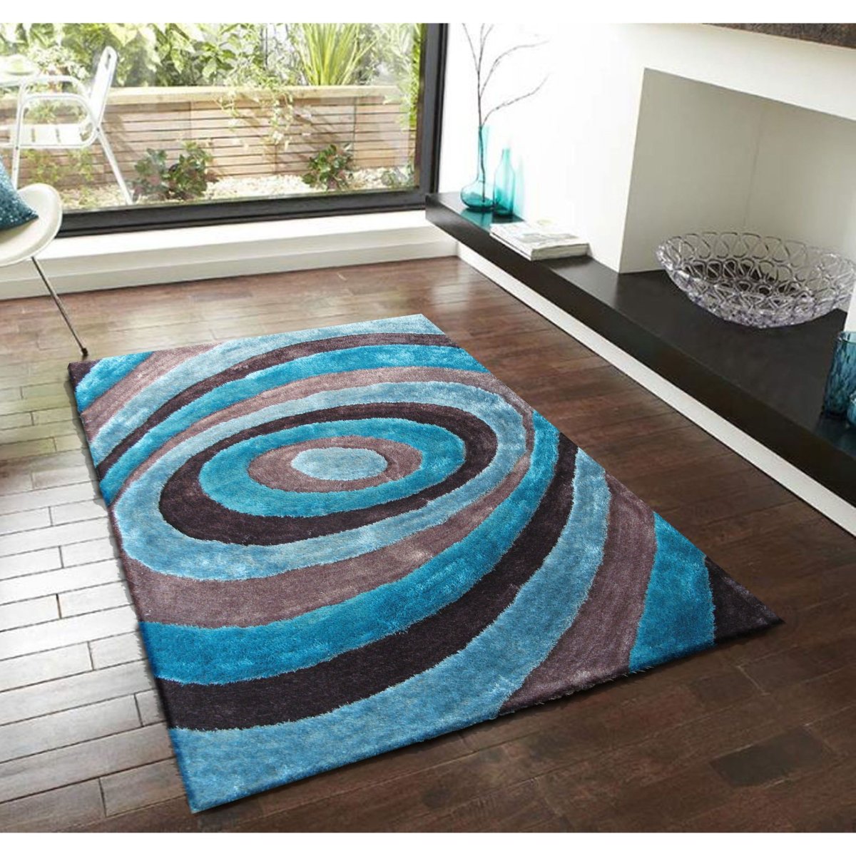 Ковер синий