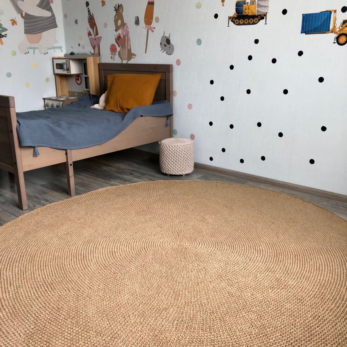 Ковер из джута