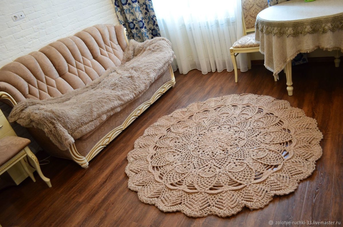 Ковер из джута