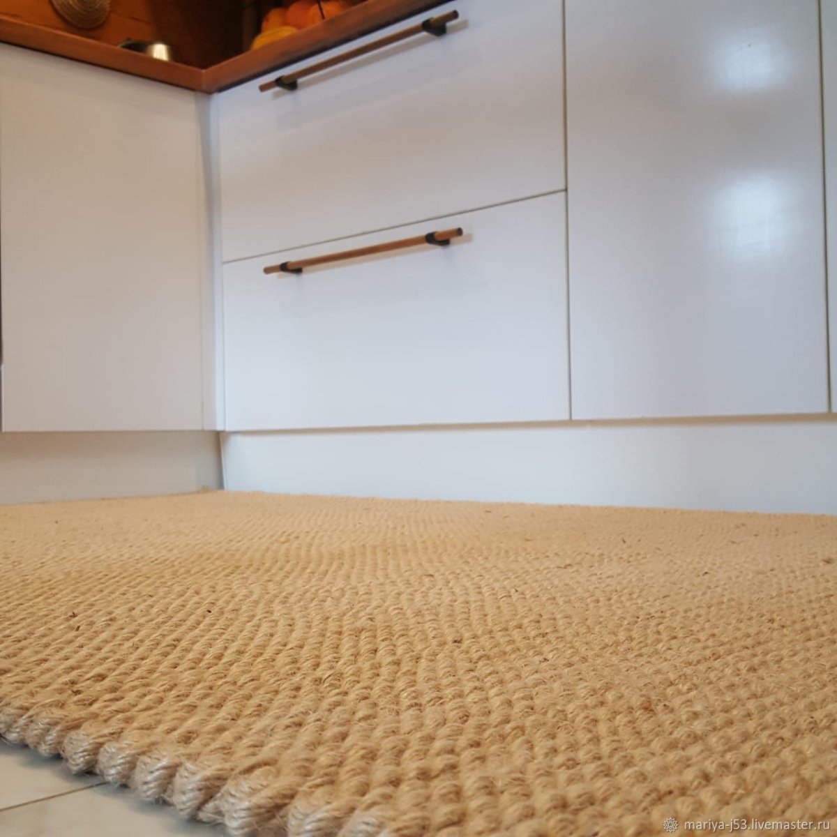 Джутовый коврик икеа