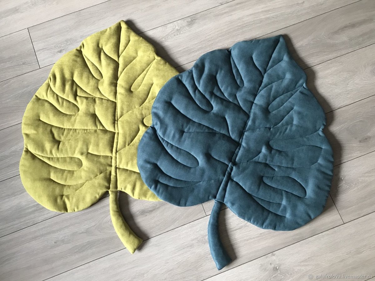 Коврик лист монстеры