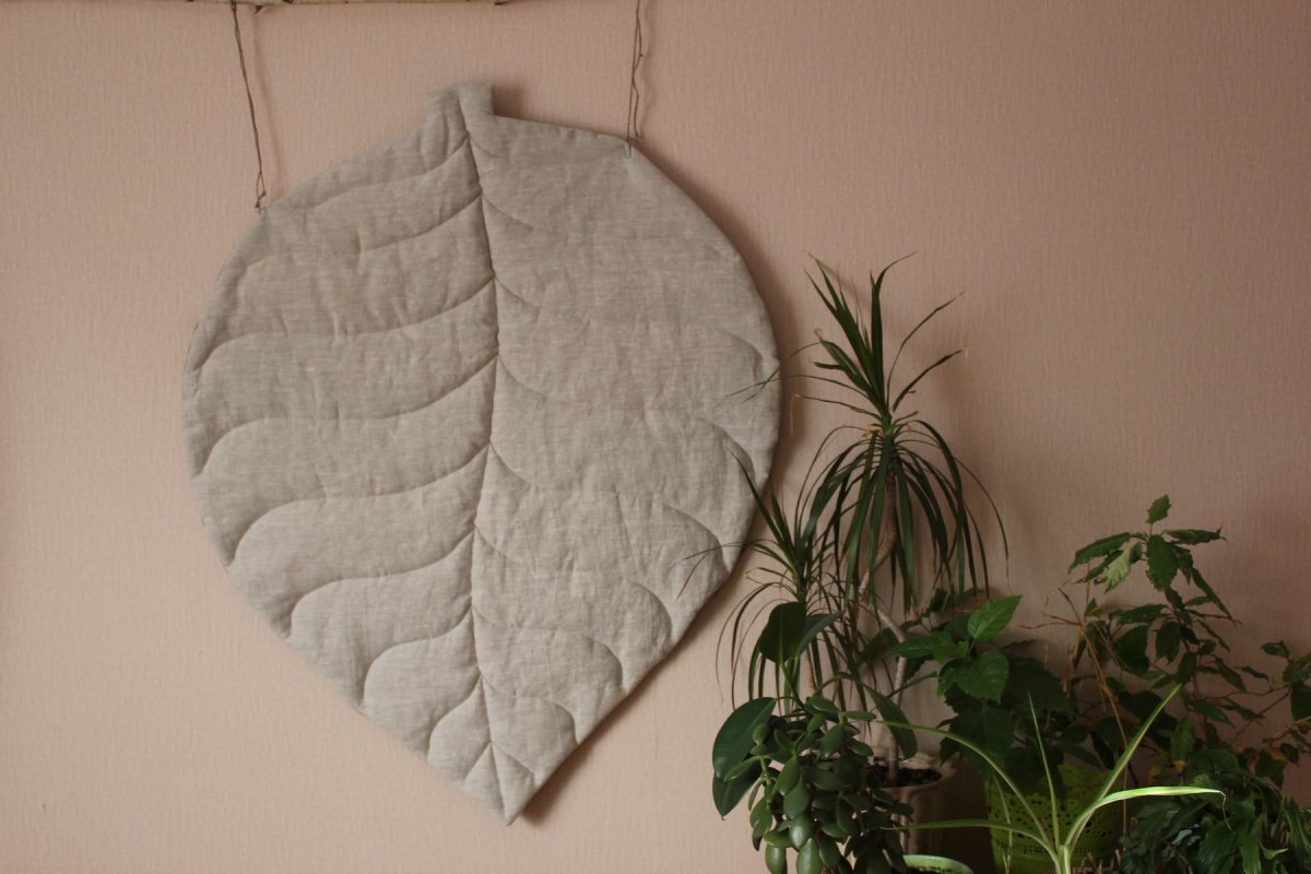 Ковер тропические листья