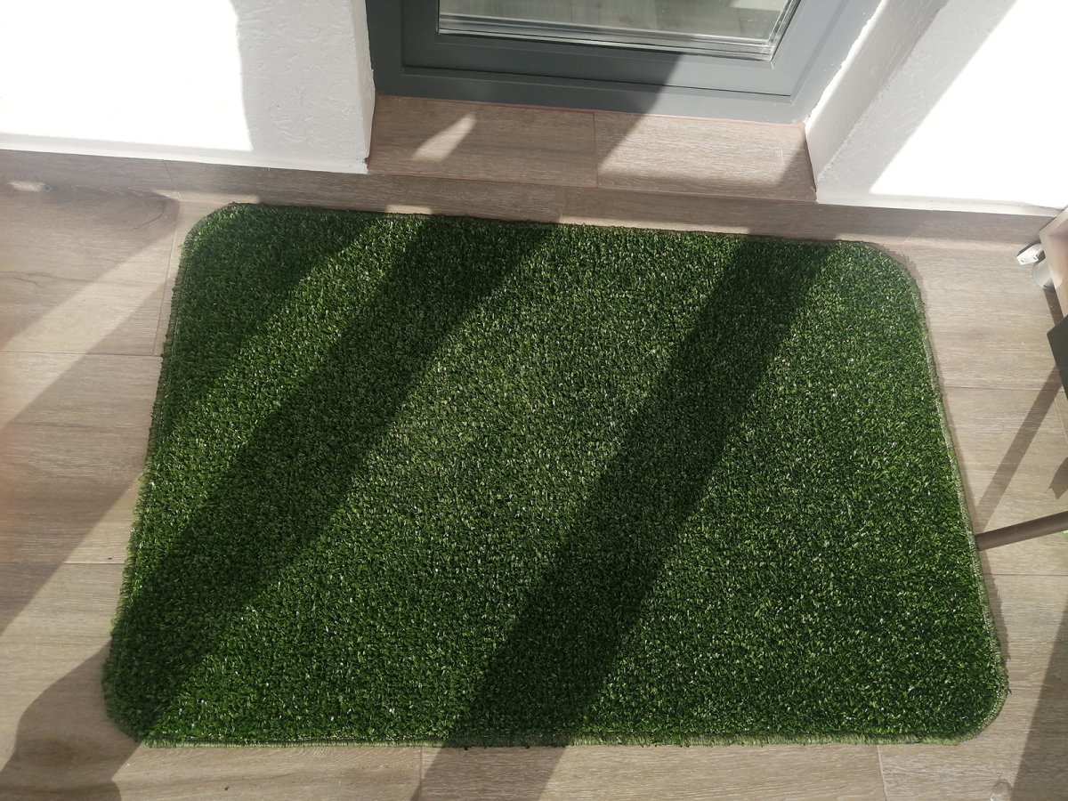 Ковер современный зеленый