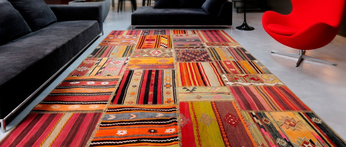 Ковер в стиле пэчворк