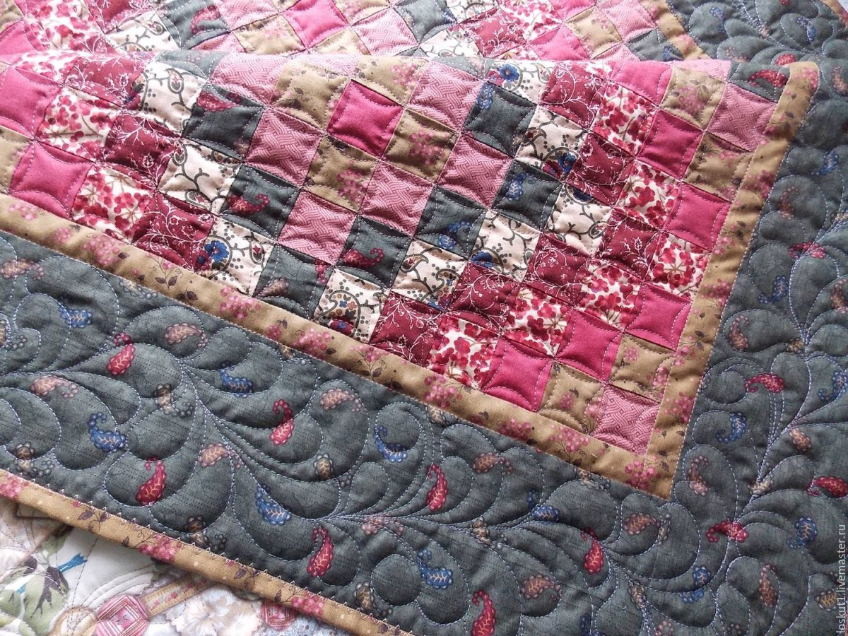 Ковер из кусочков ткани