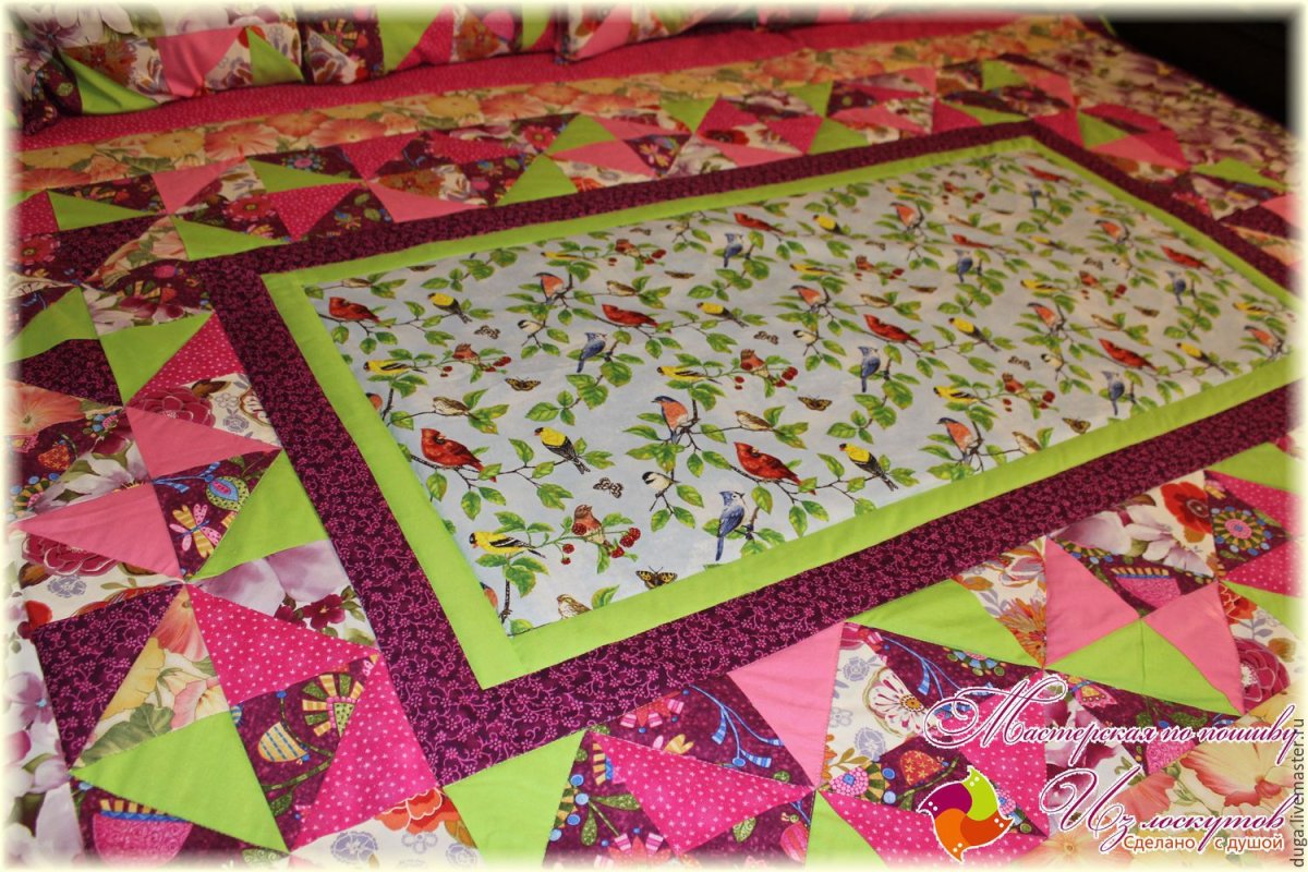 Коврик в стиле пэчворк