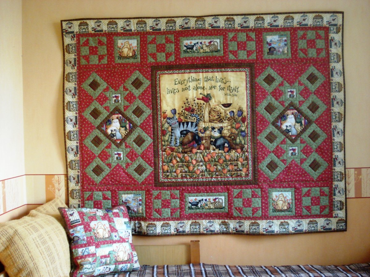 Ковер в стиле пэчворк