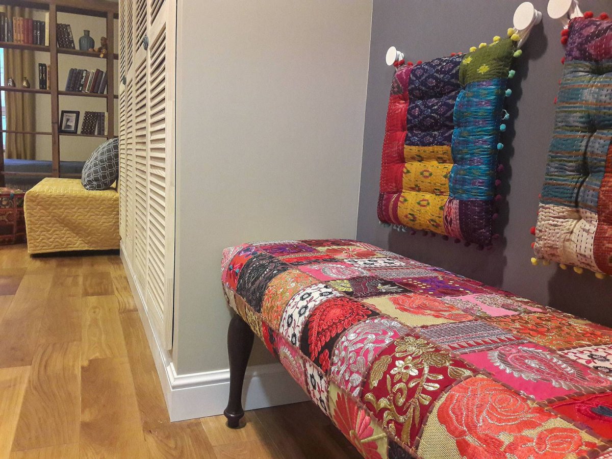 Лоскутное одеяло Бабушкин квадрат