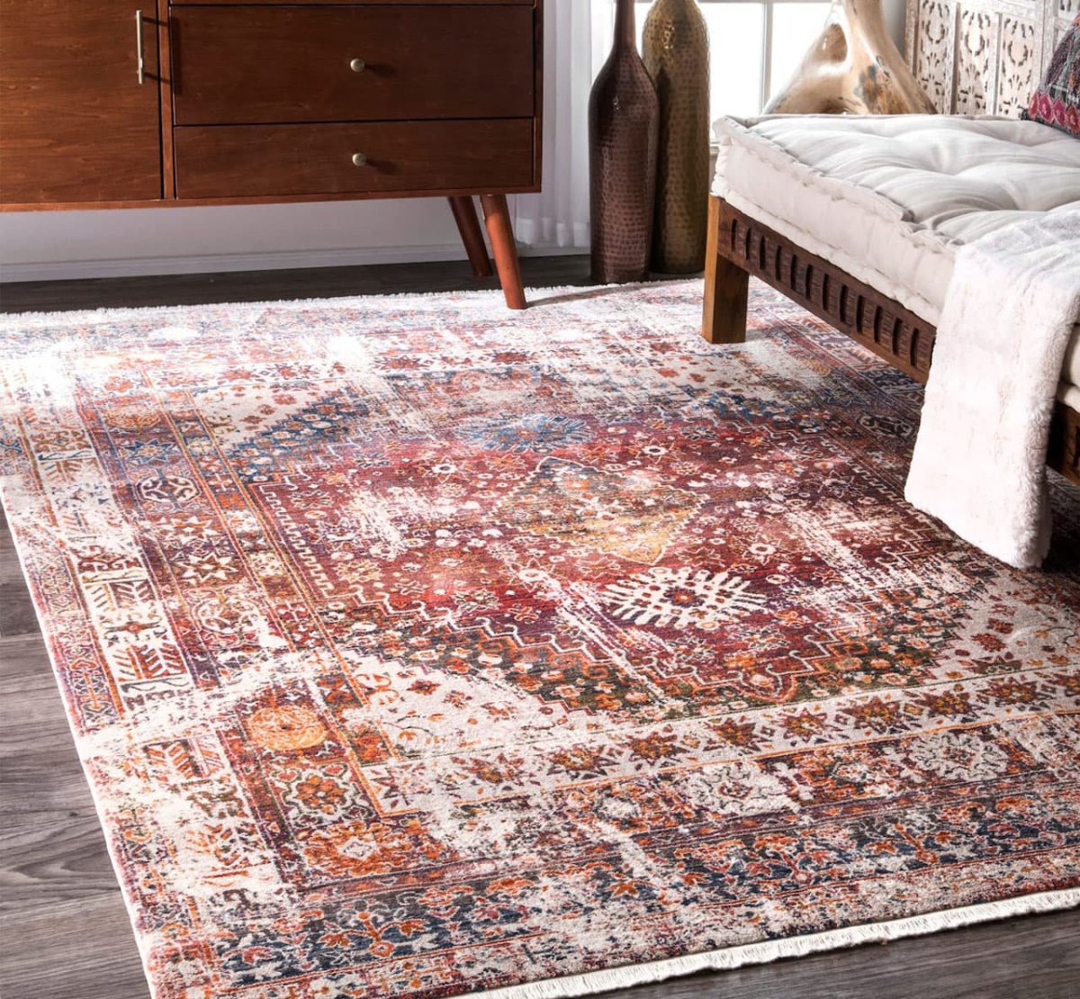 Ковер современный винтажный