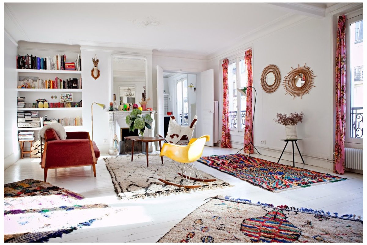 Марокканский ковер в интерьере