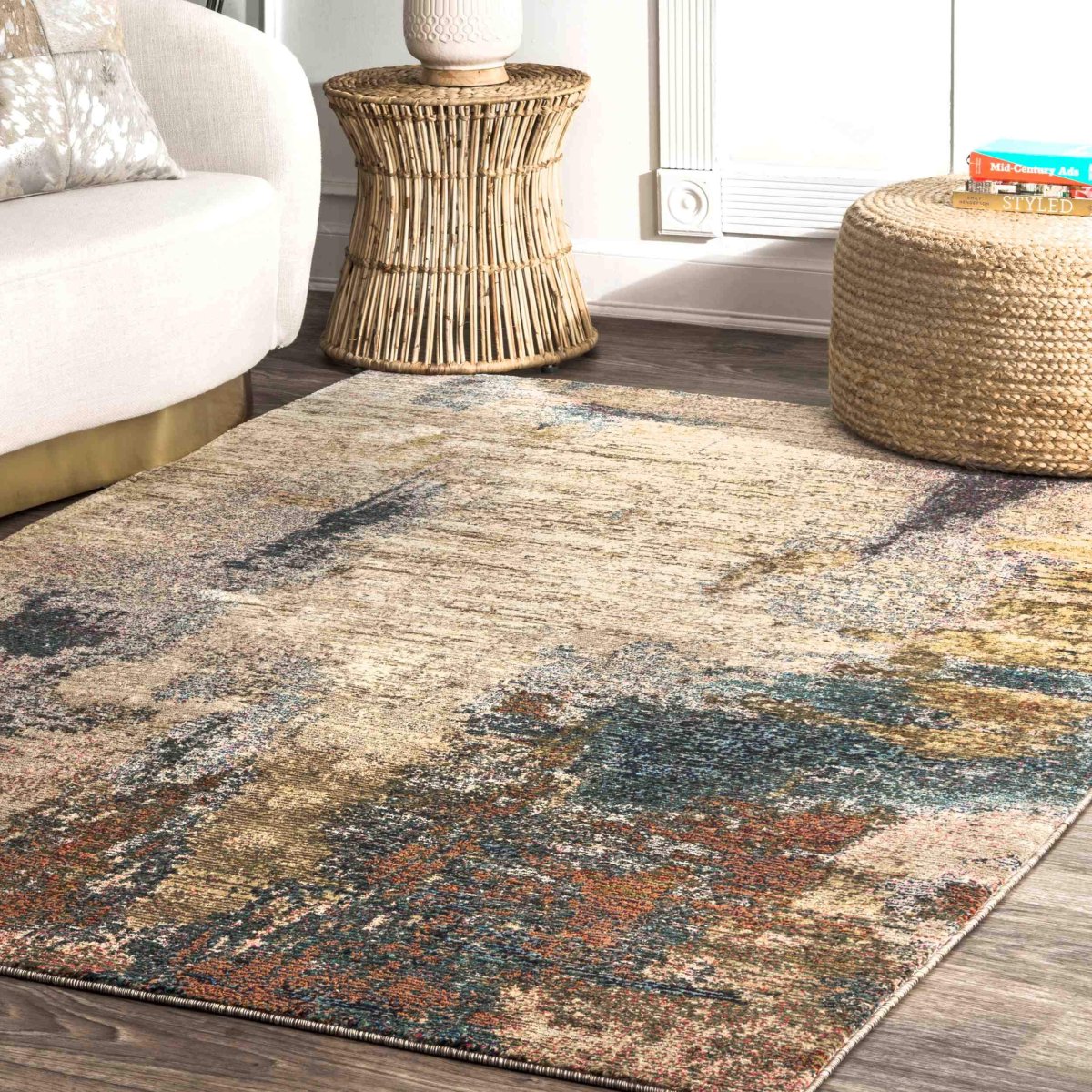 Ковер на пол состаренный