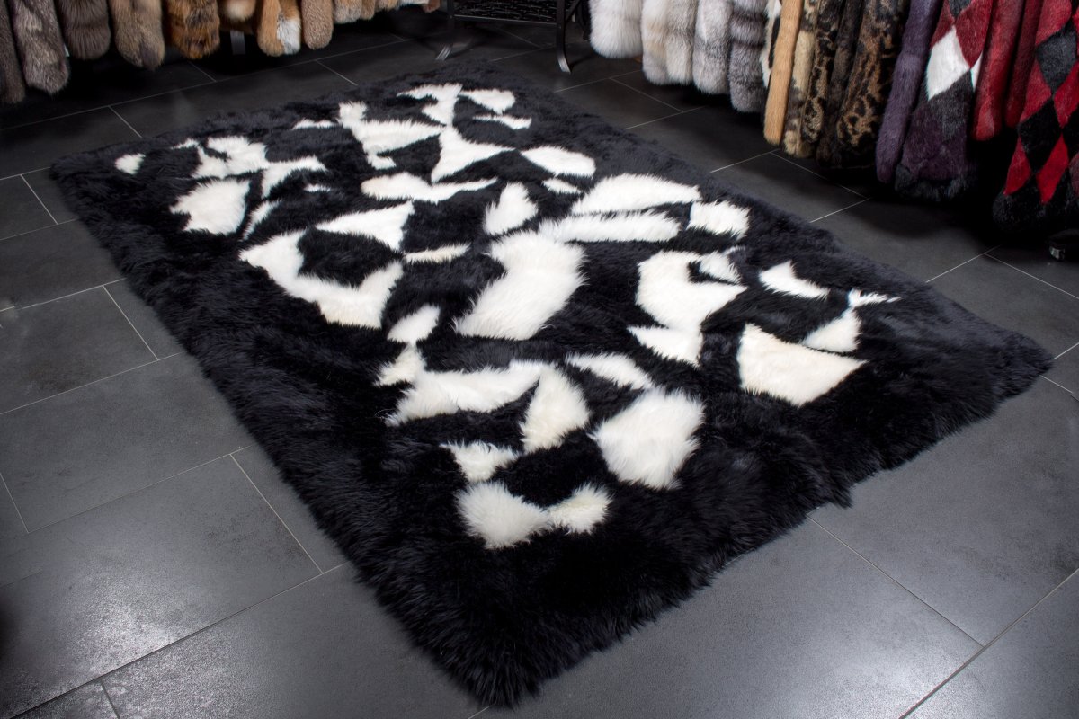 Коврик из старой шубы