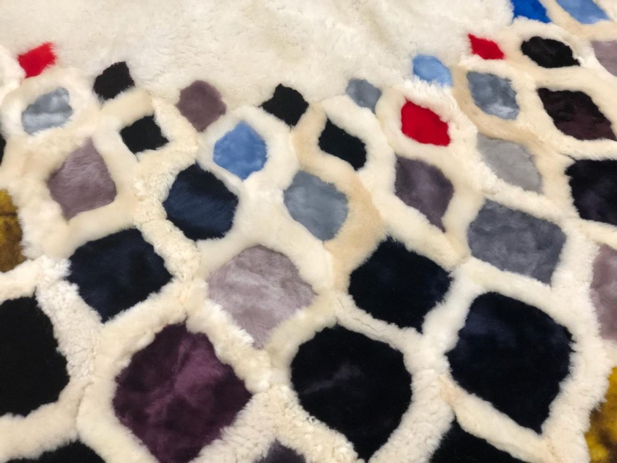 Сделать коврик из натуральной цигейки в форме шкуры медведя