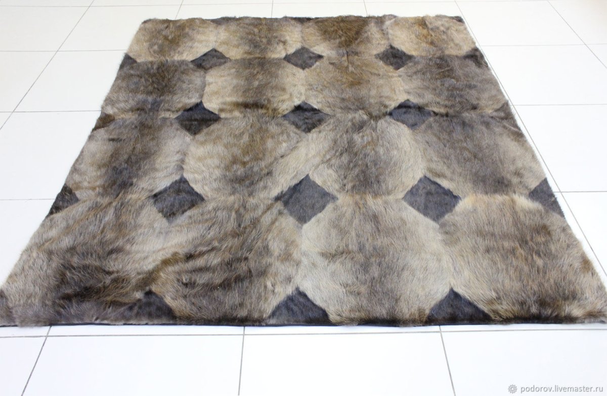 Коврик из старой шубы