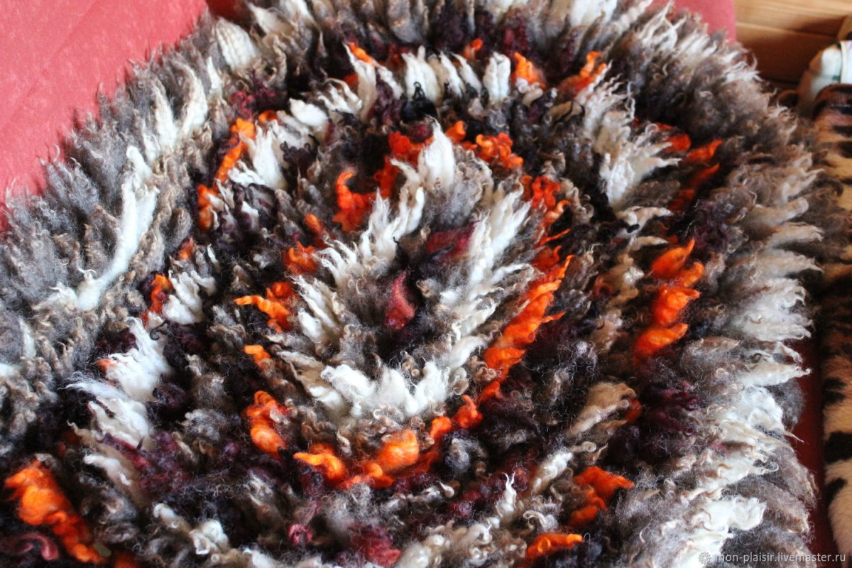 Коврик из меха своими руками