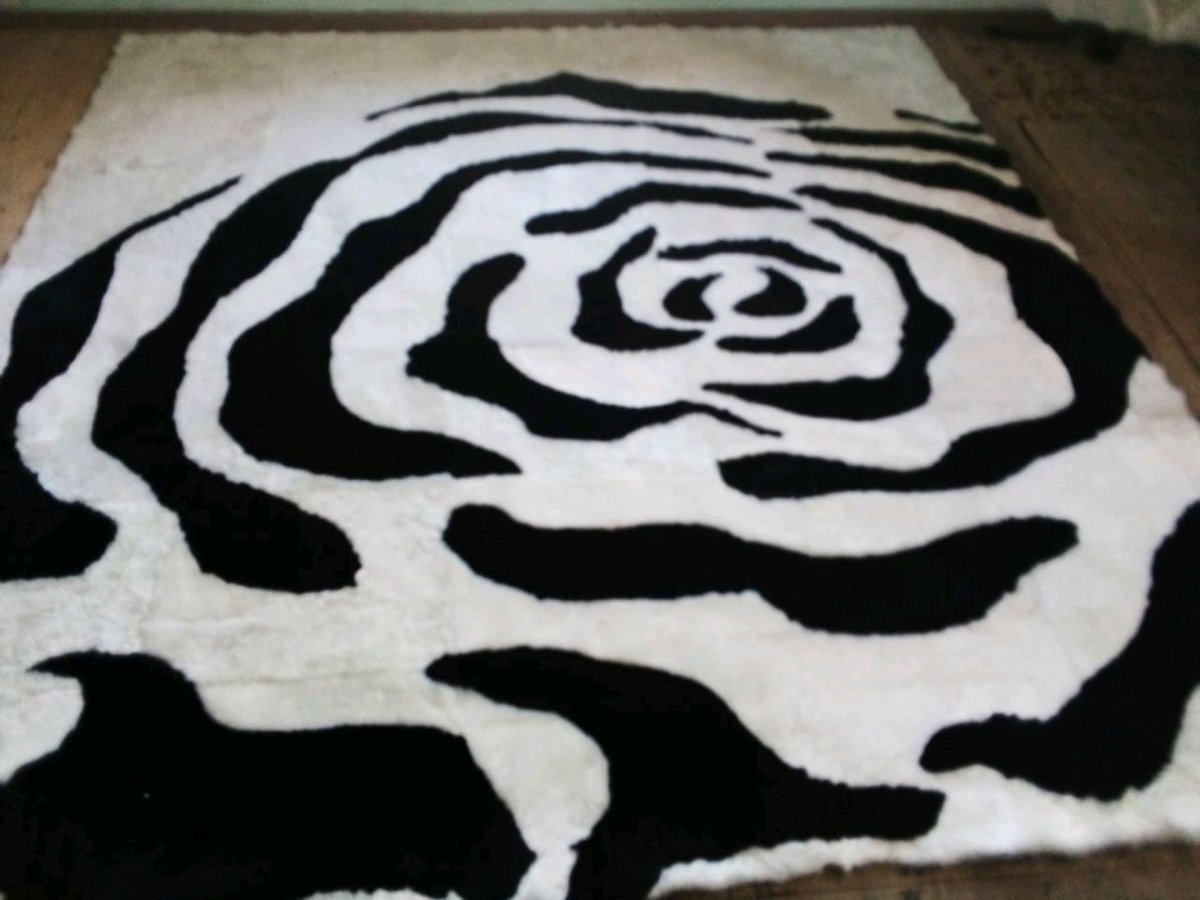 Ковёр из пледа