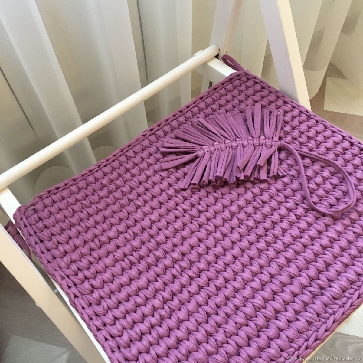 Вязаные коврики