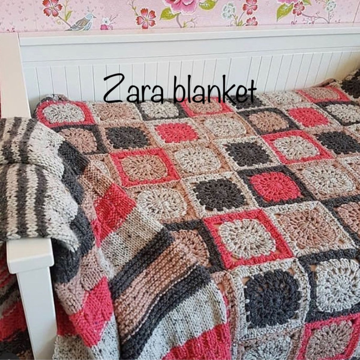 Покрывало вязаное крючком