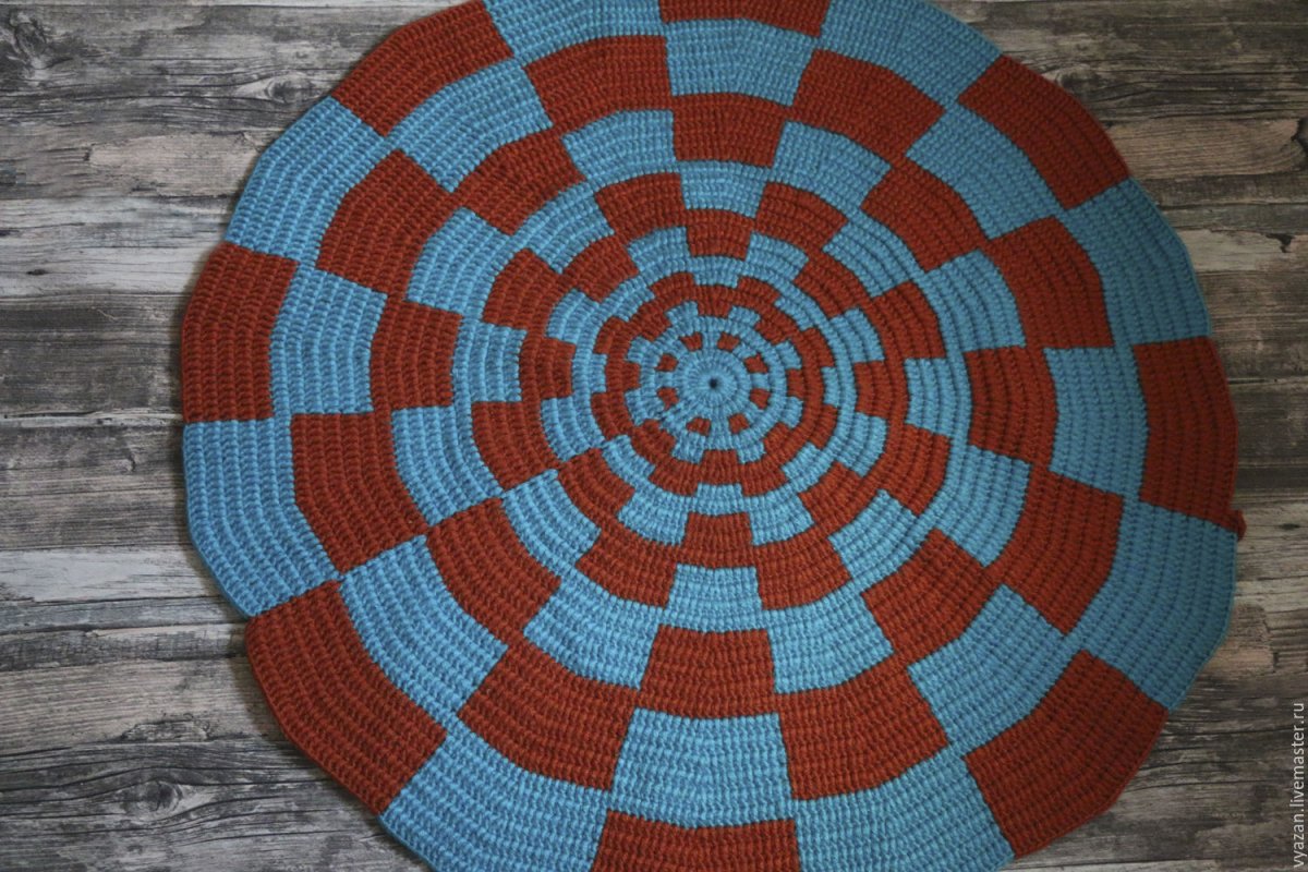 Коврик крючком
