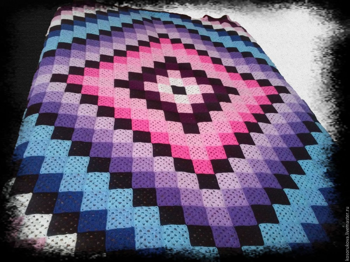 Плед квадратиками