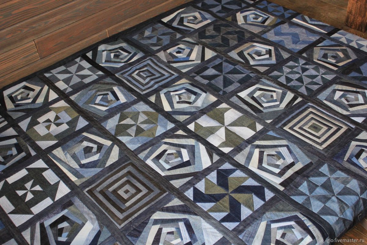 Пэчворк ковер на пол