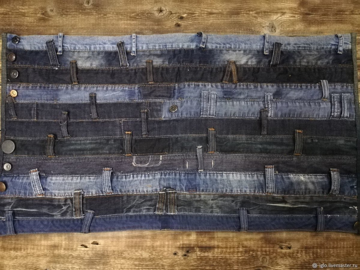 Пэчворк из джинсовой ткани