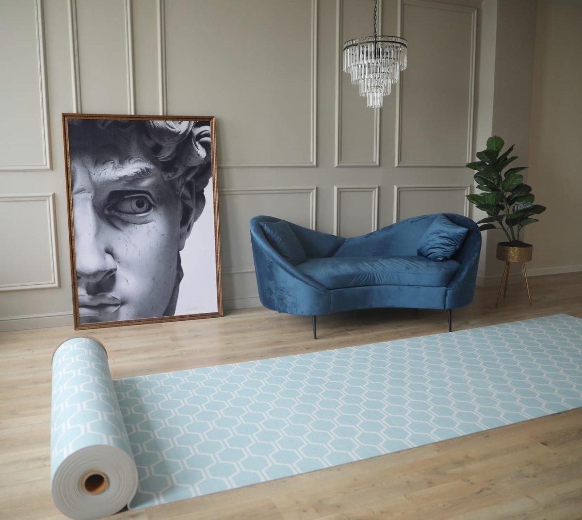 Сумка шоппер джинс пэчворк