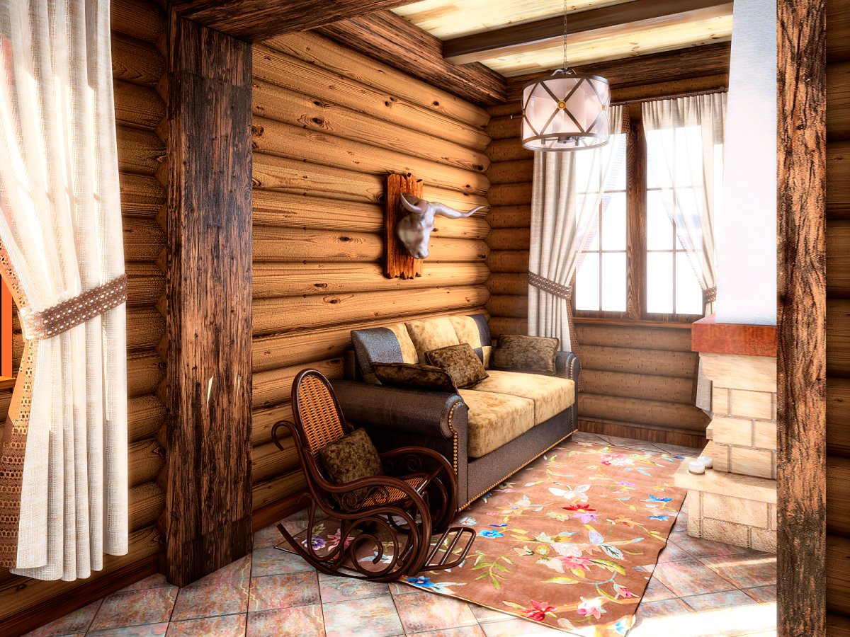 Благоустроенный предбанник