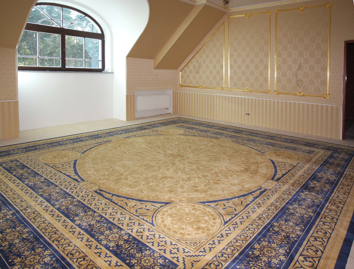 Коврик из гальки для ванной