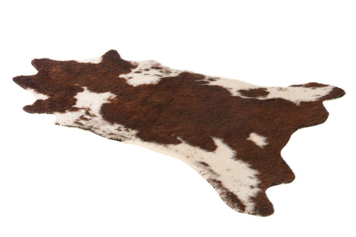 Шкура коровы искусственная, 1.5x2 м, цвет коричневый