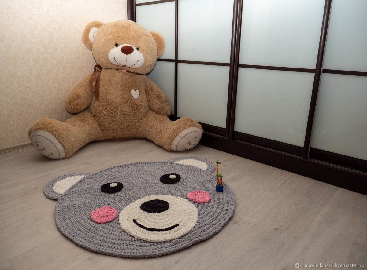 Вязаные ковры в интерьере